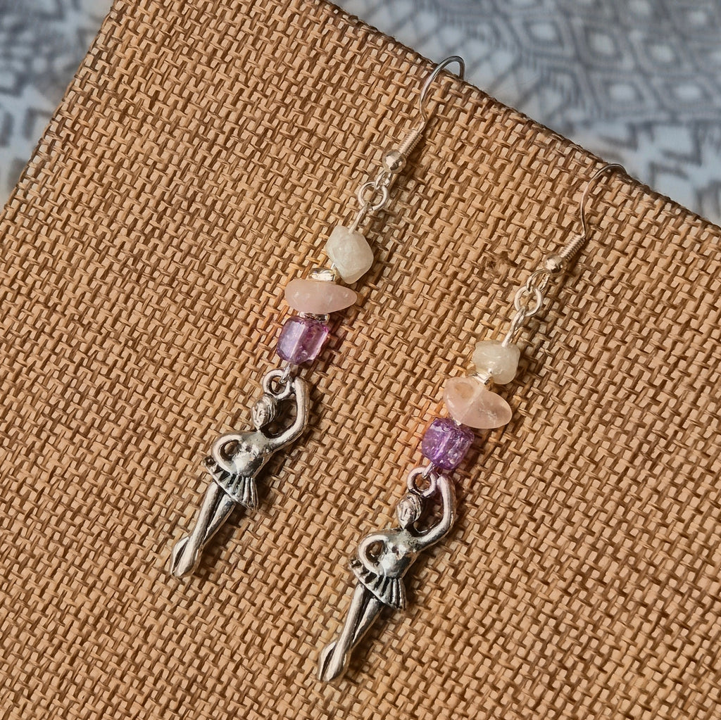 925 Silver Plated Storybook Charm Edit Earrings