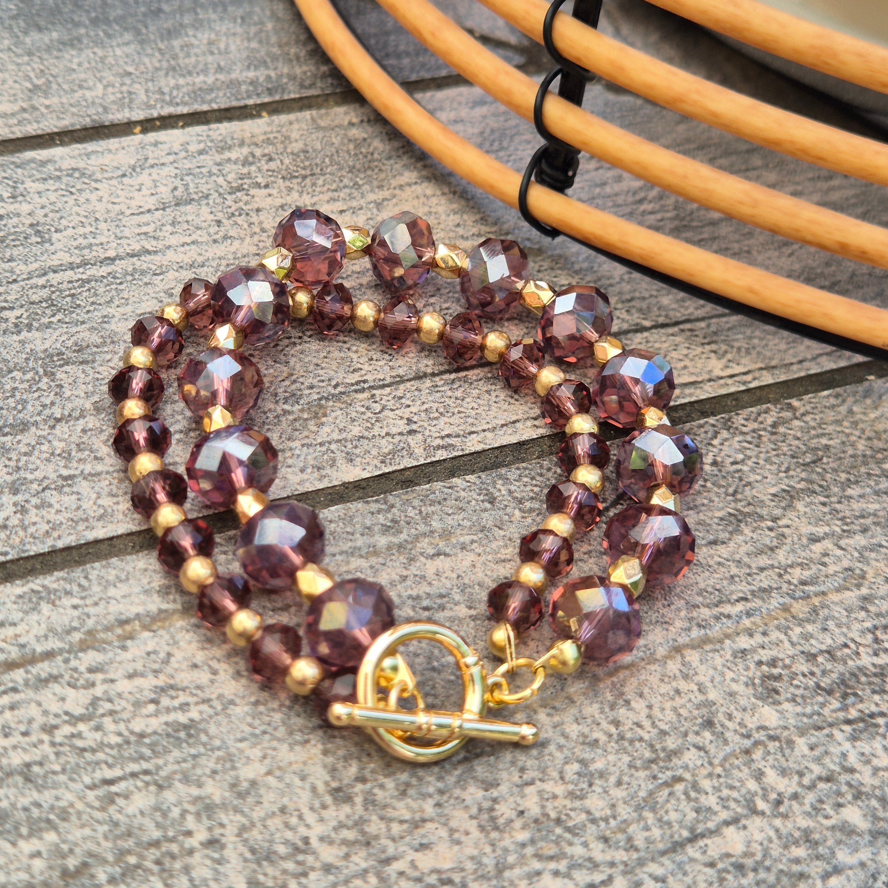 Statement Crystal Wrap Bracelet