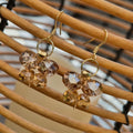 18k Gold Plated Queen Butterfly Drop Earrings