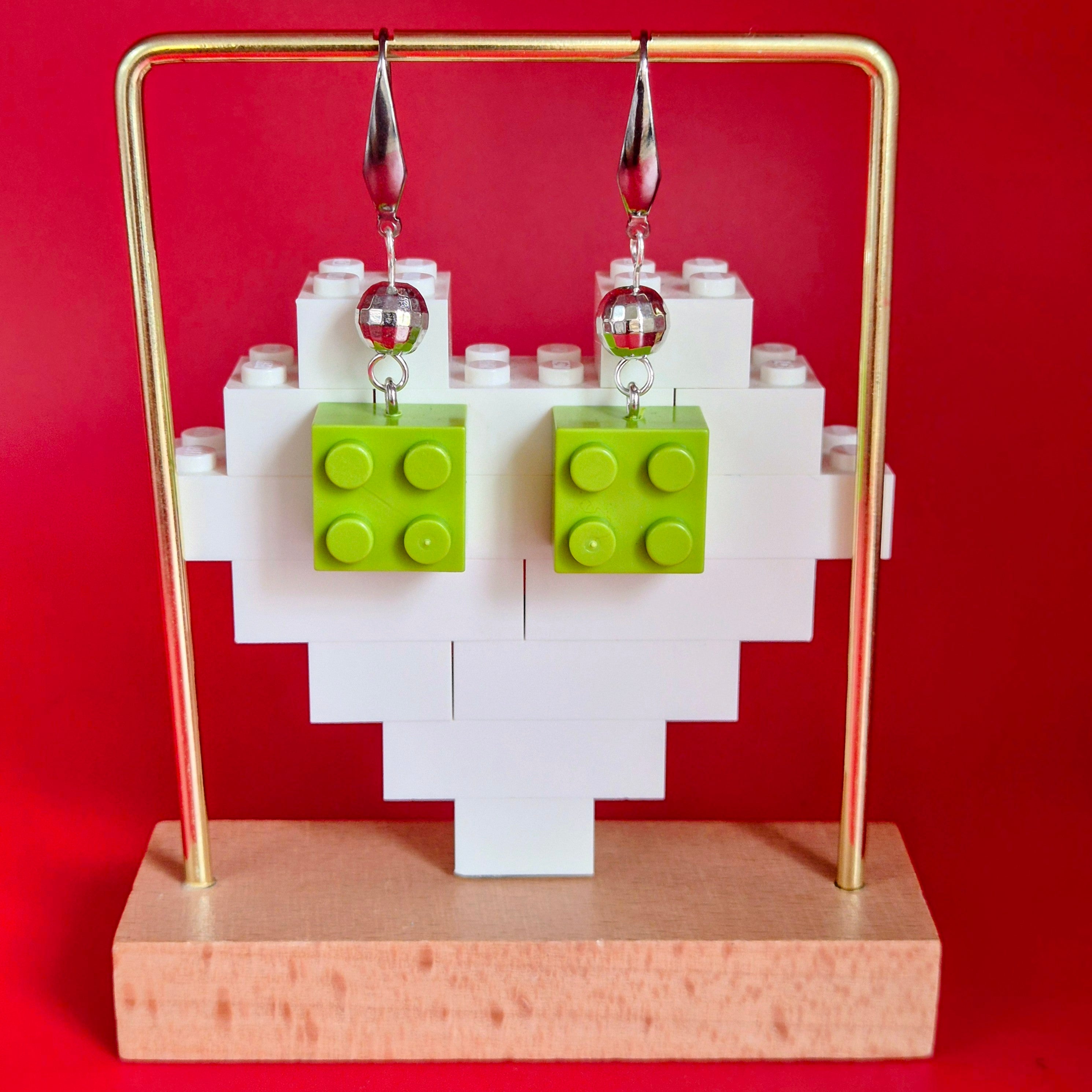 Block Party LEGO® Brick Drop Earrings
