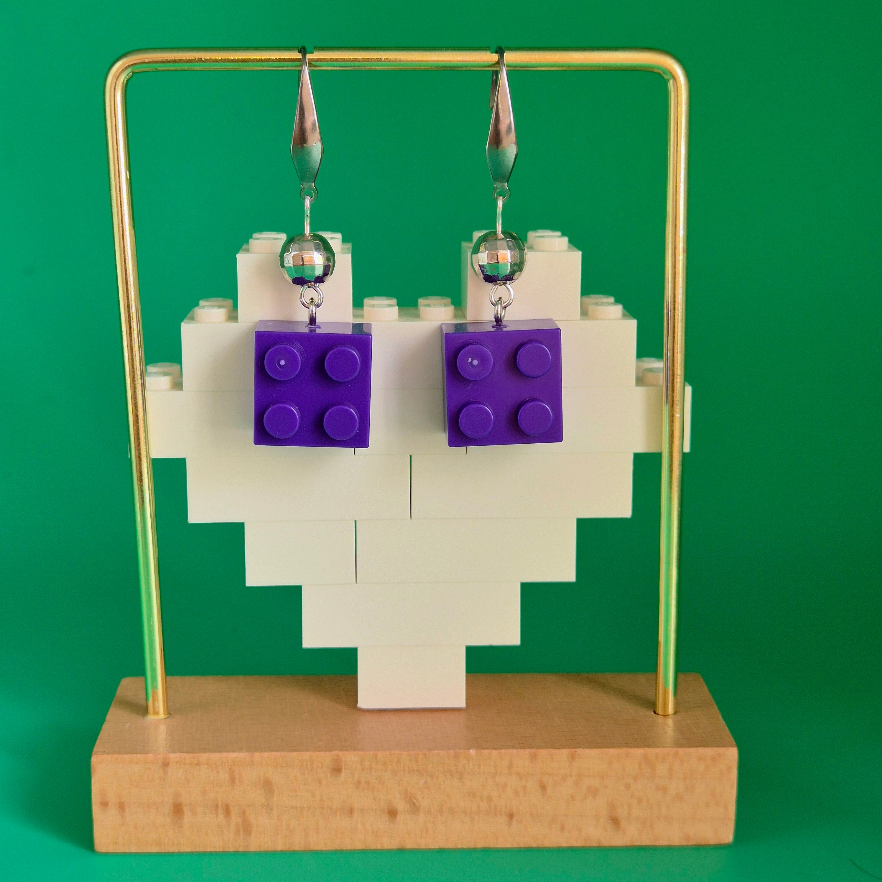 Block Party LEGO® Brick Drop Earrings