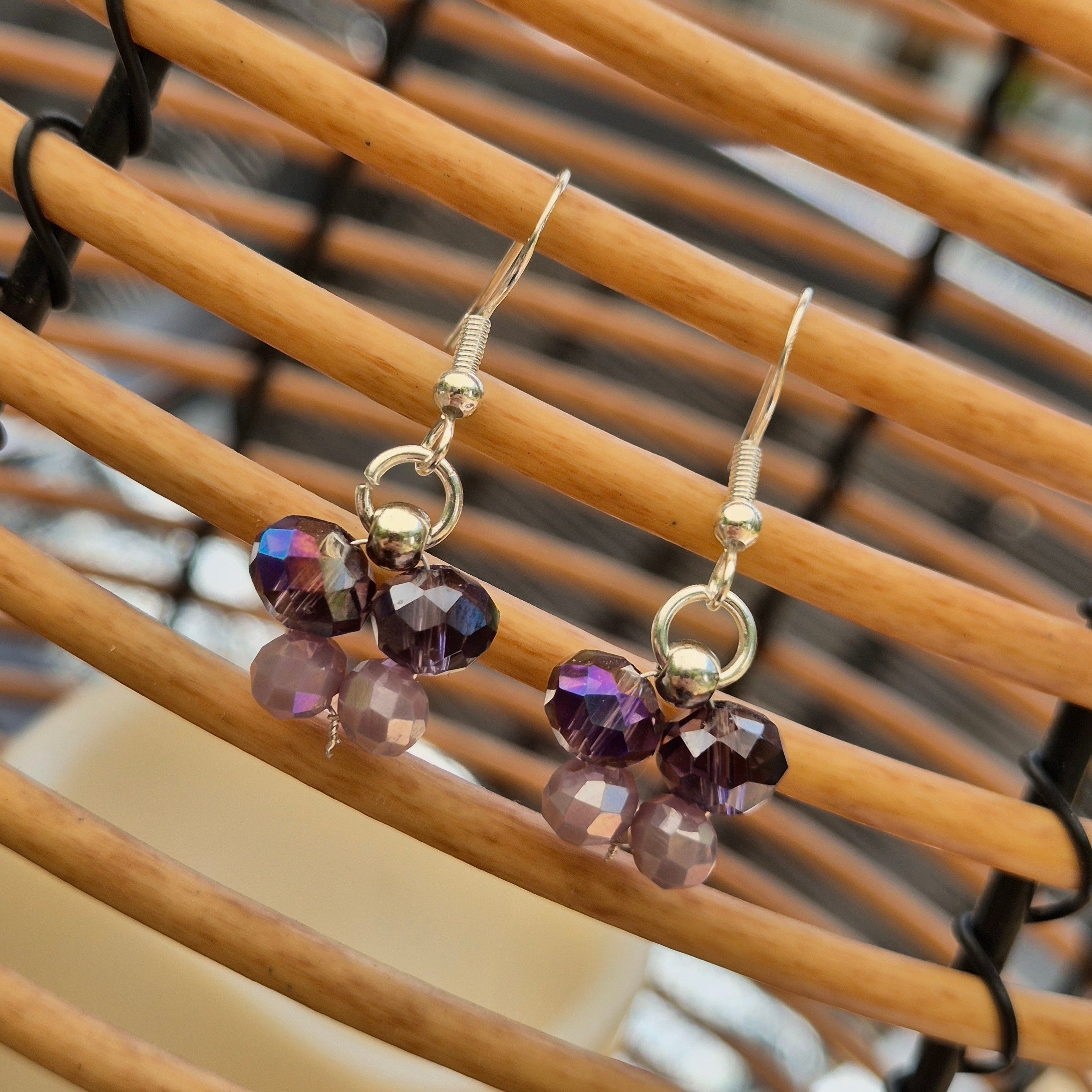 925 Sterling Silver Plated Butterfly Drop Earrings