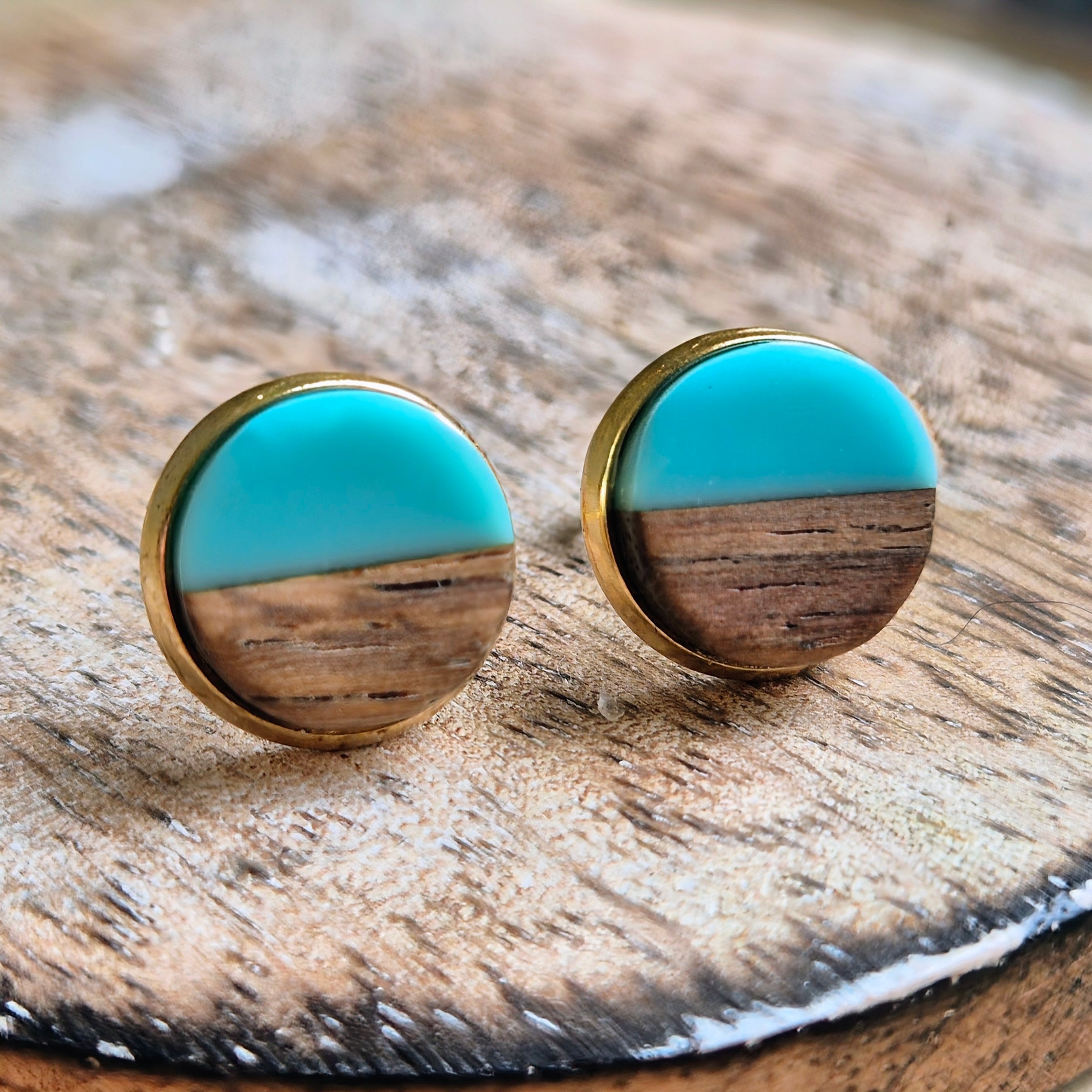 Driftwood Stud Earrings
