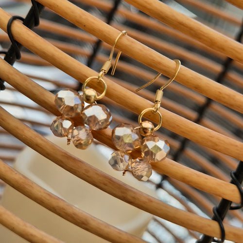 18k Gold Plated Butterfly Drop Earrings