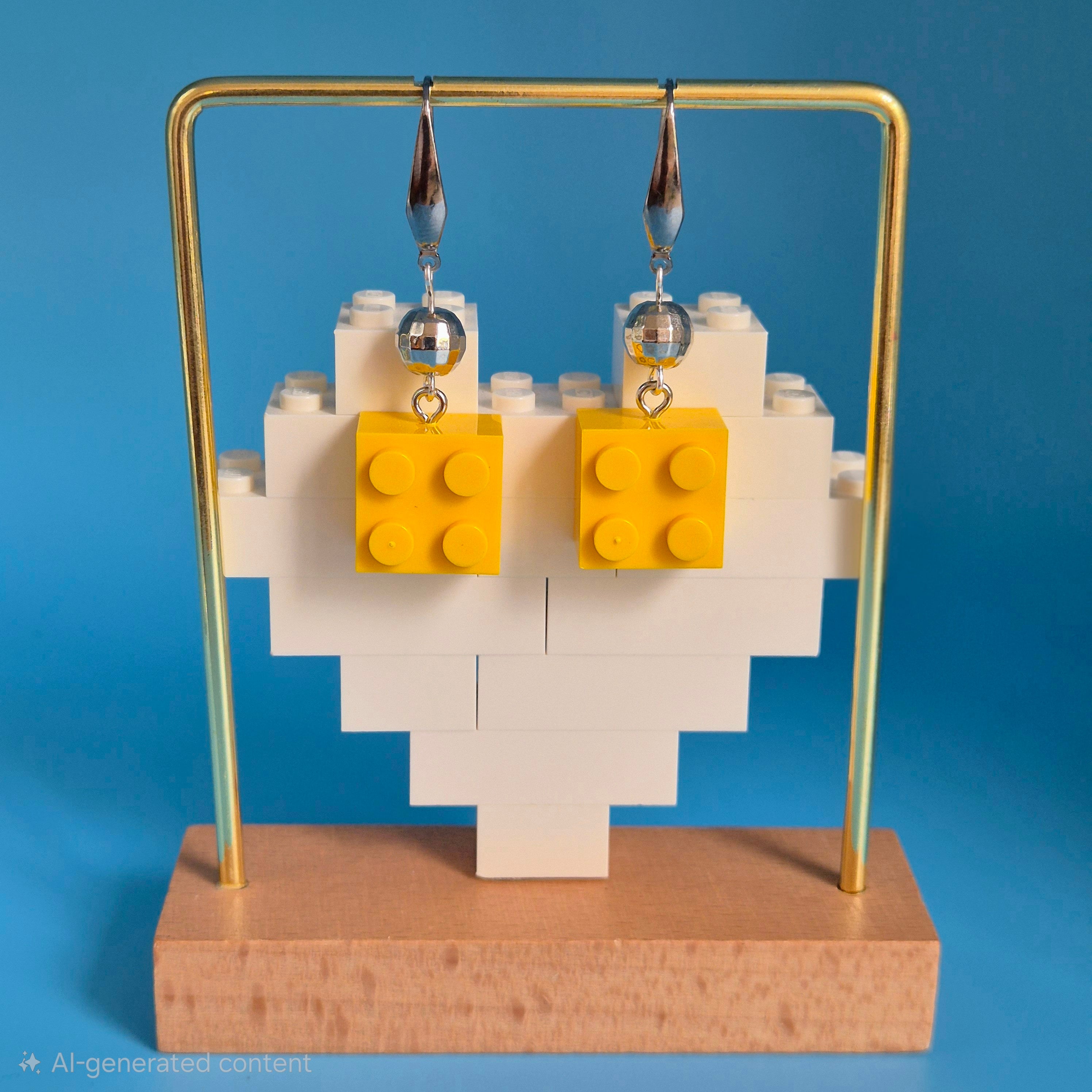 Block Party LEGO® Brick Drop Earrings