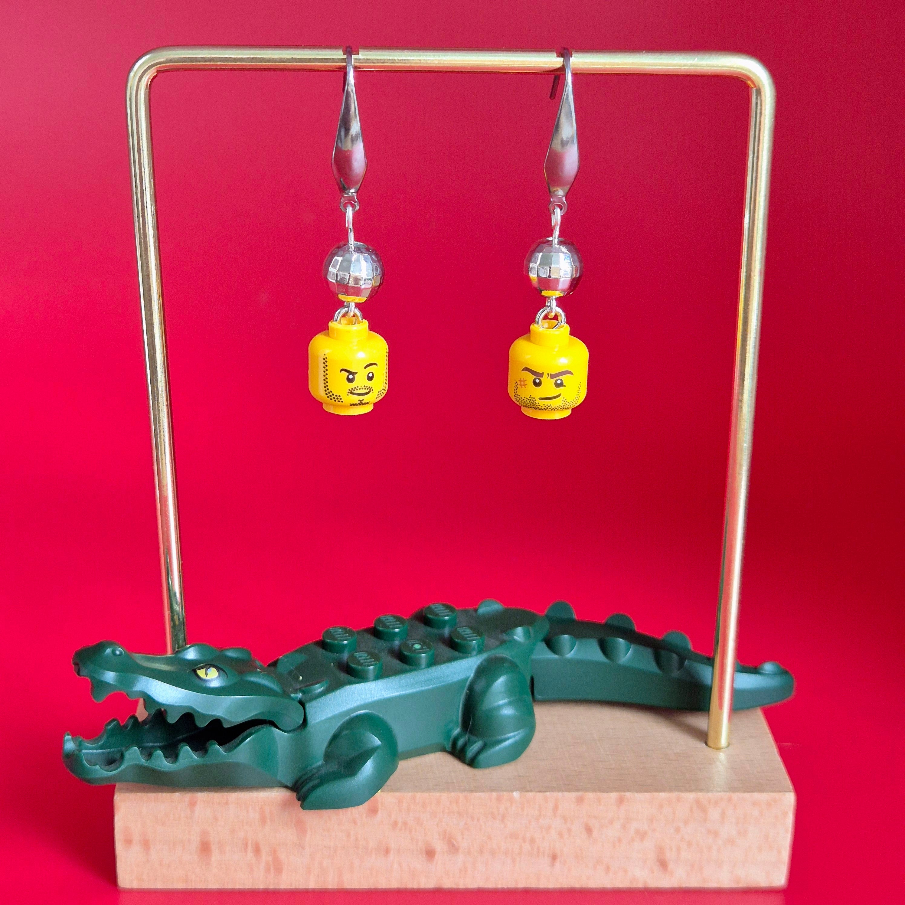 Disco Heads LEGO® Drop Earrings