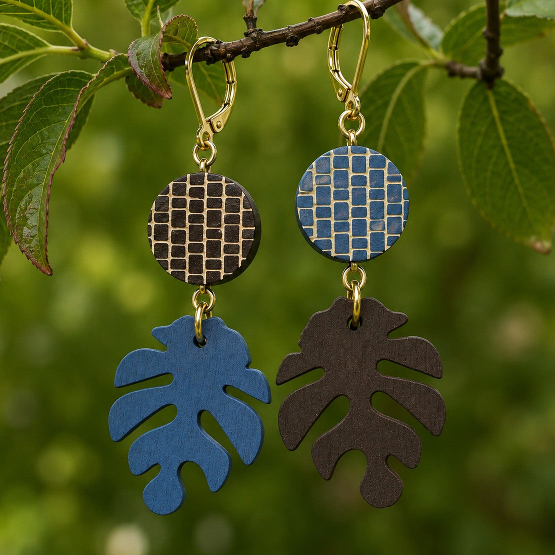 Forest Harmony 18k Gold Plated Earrings