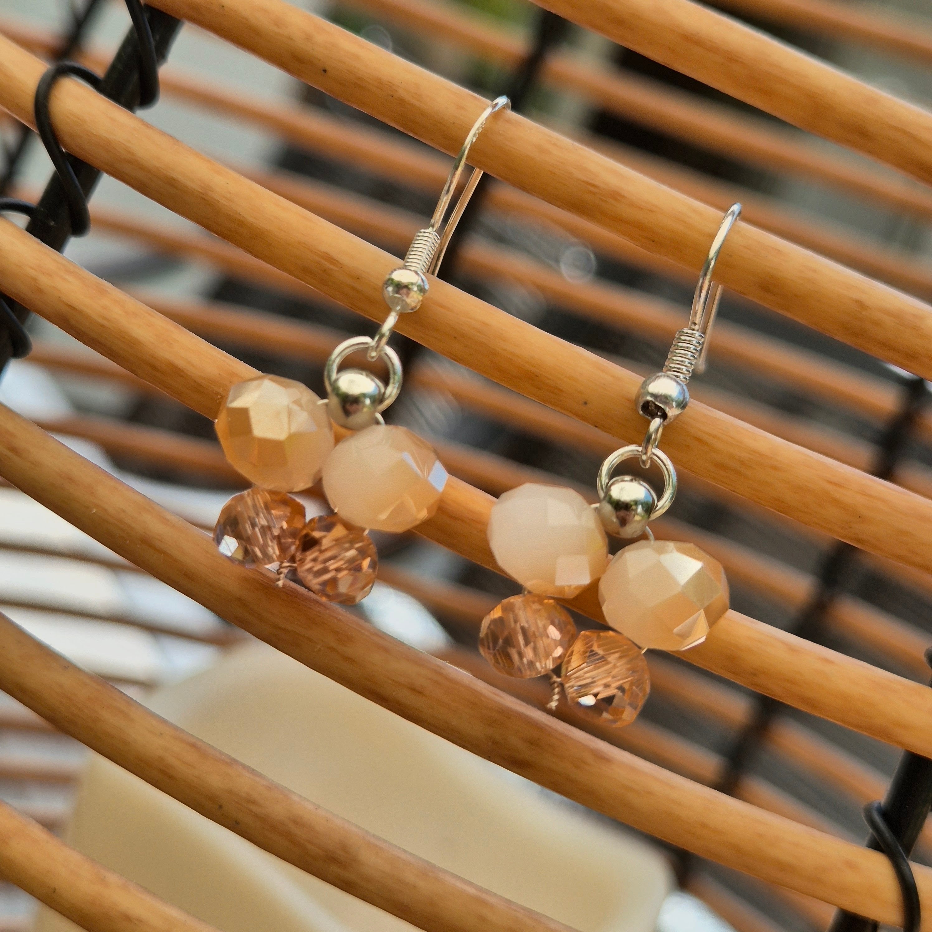 925 Sterling Silver Plated Butterfly Drop Earrings