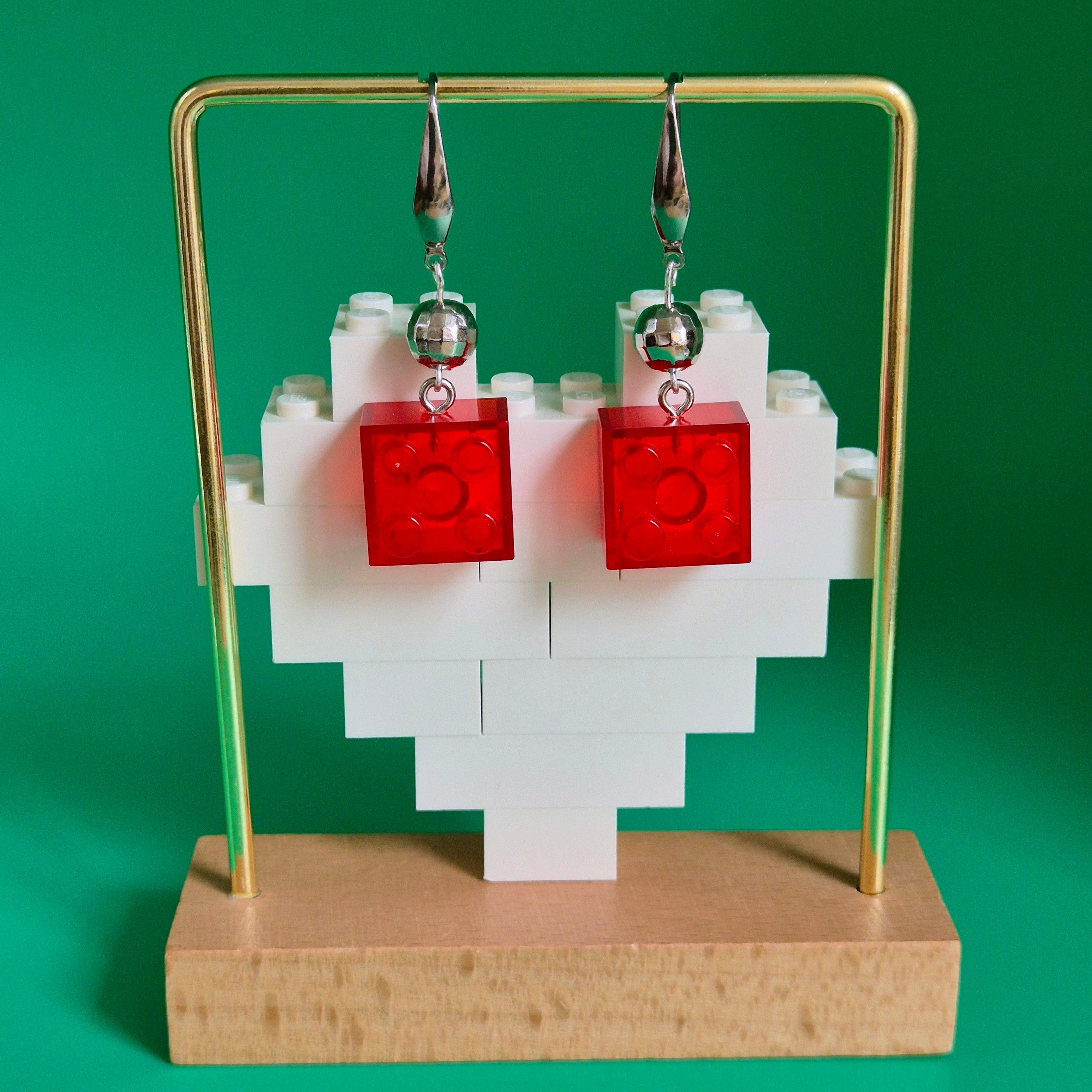 Block Party LEGO® Brick Drop Earrings