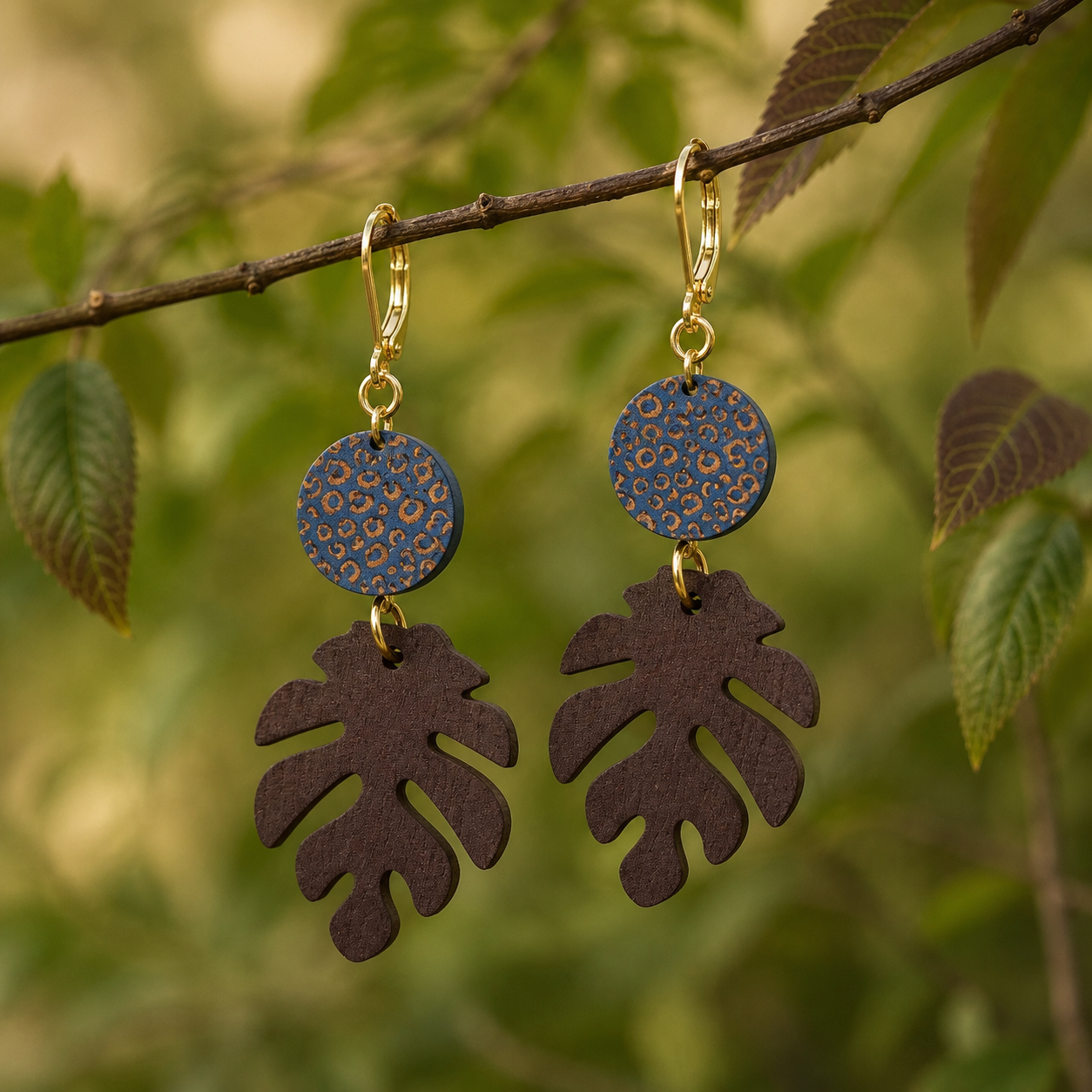 Wild Canopy 18k Gold Plated Earrings