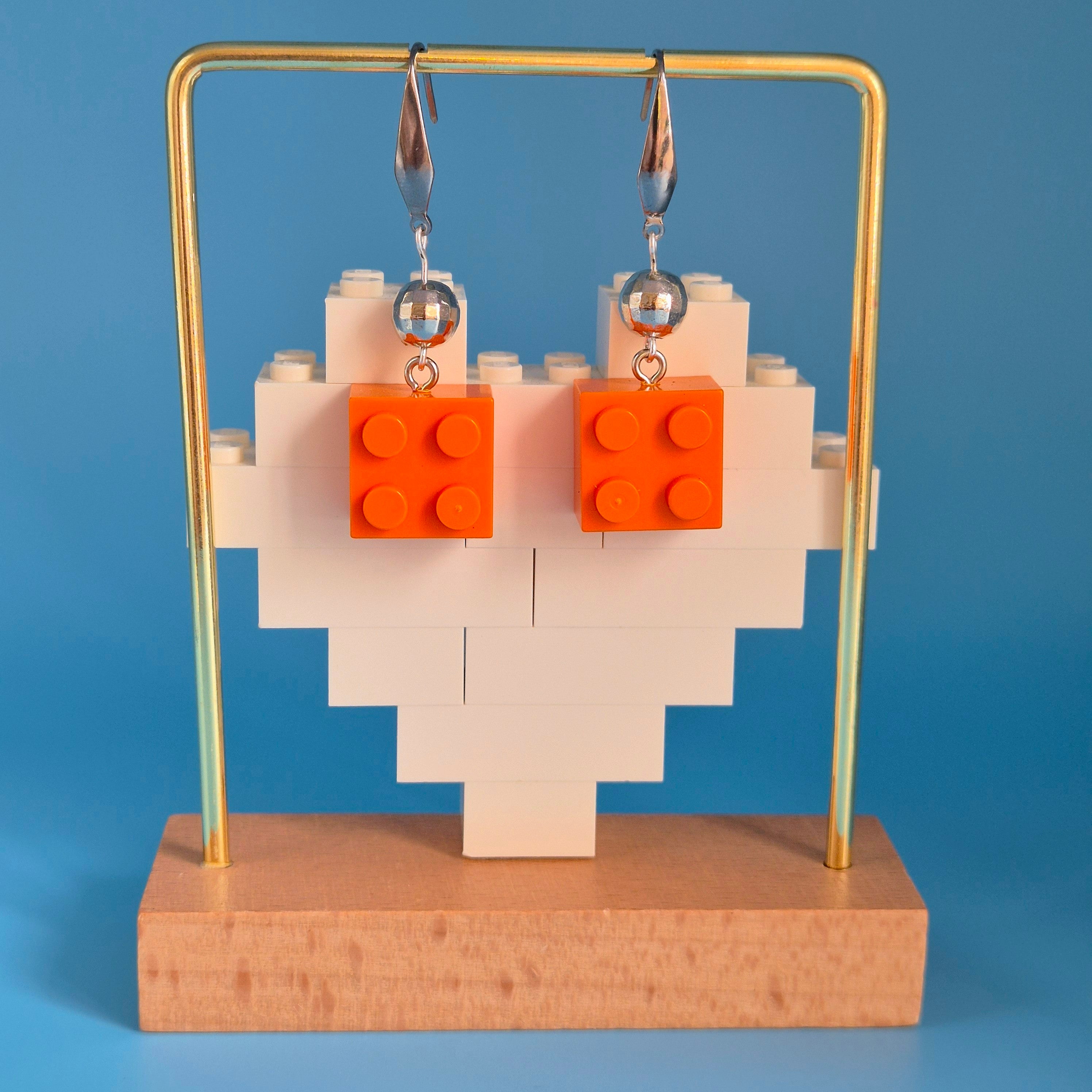 Block Party LEGO® Brick Drop Earrings