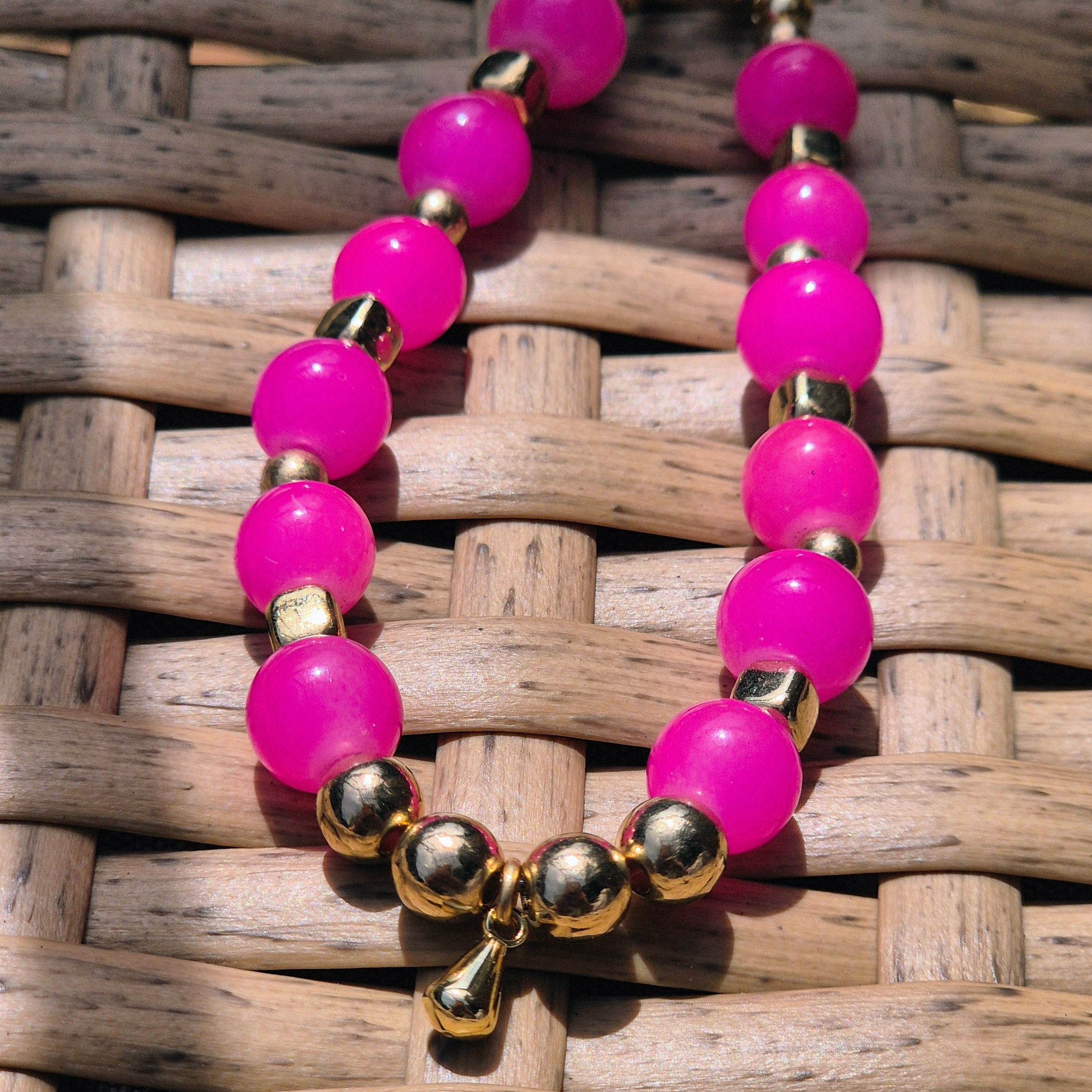 18k Gold Plated Pink Paradise Bracelet