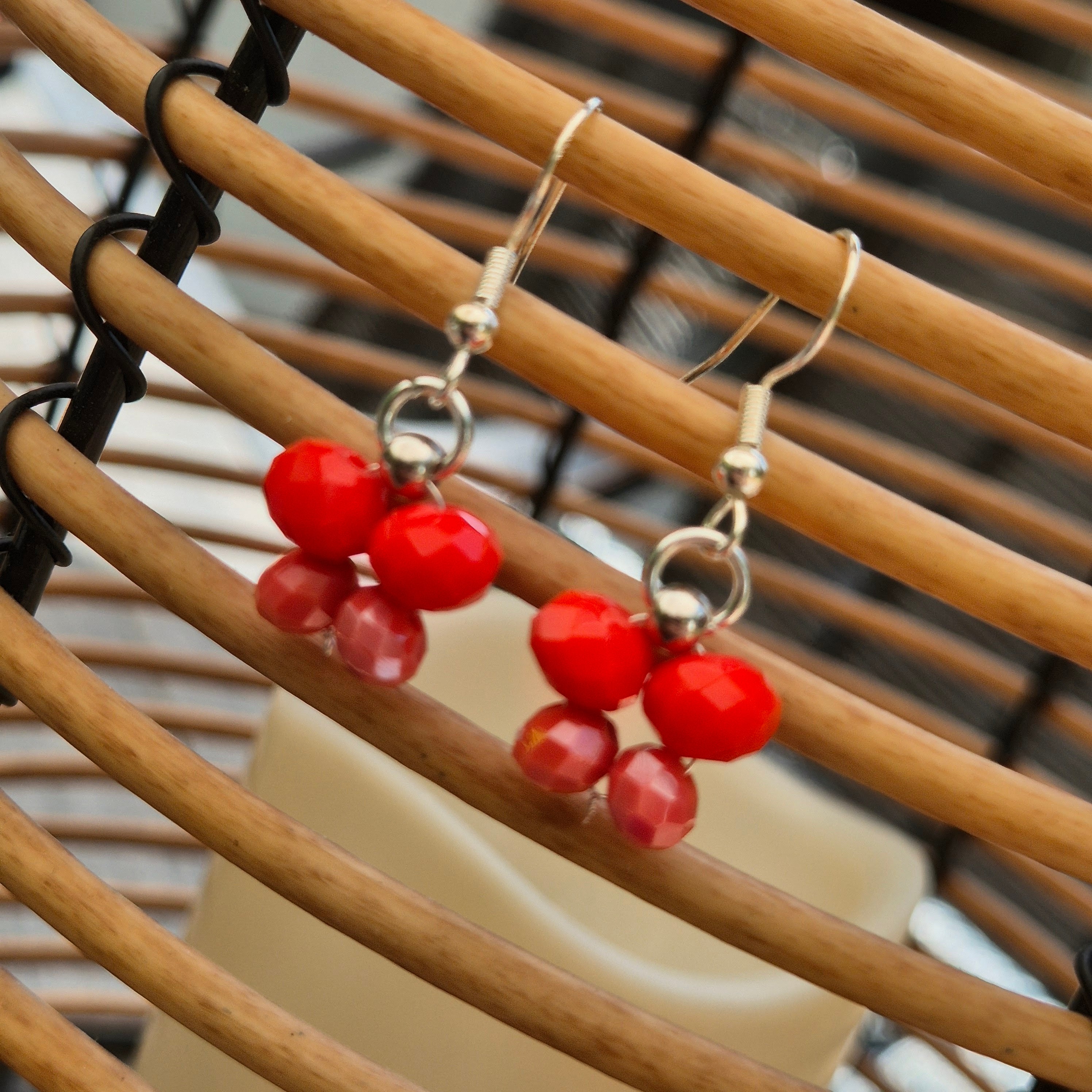 925 Sterling Silver Plated Butterfly Drop Earrings