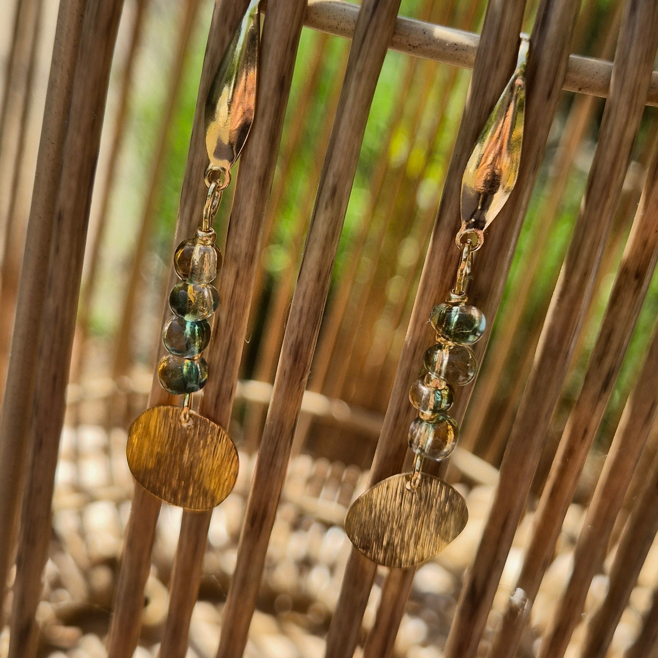 18k Gold Plated Sunset Drop Earrings