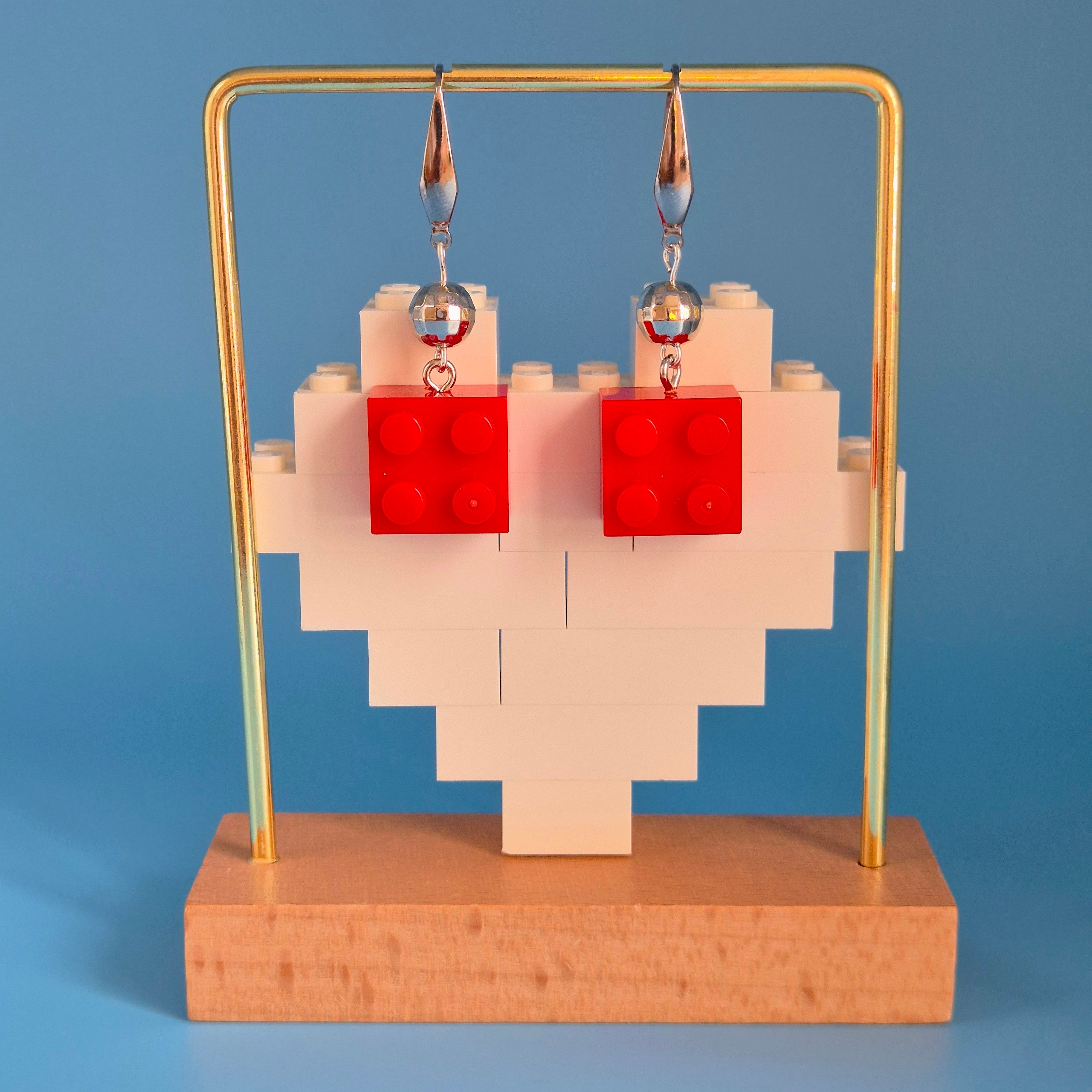 Block Party LEGO® Brick Drop Earrings