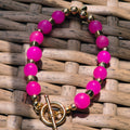 18k Gold Plated Pink Paradise Bracelet