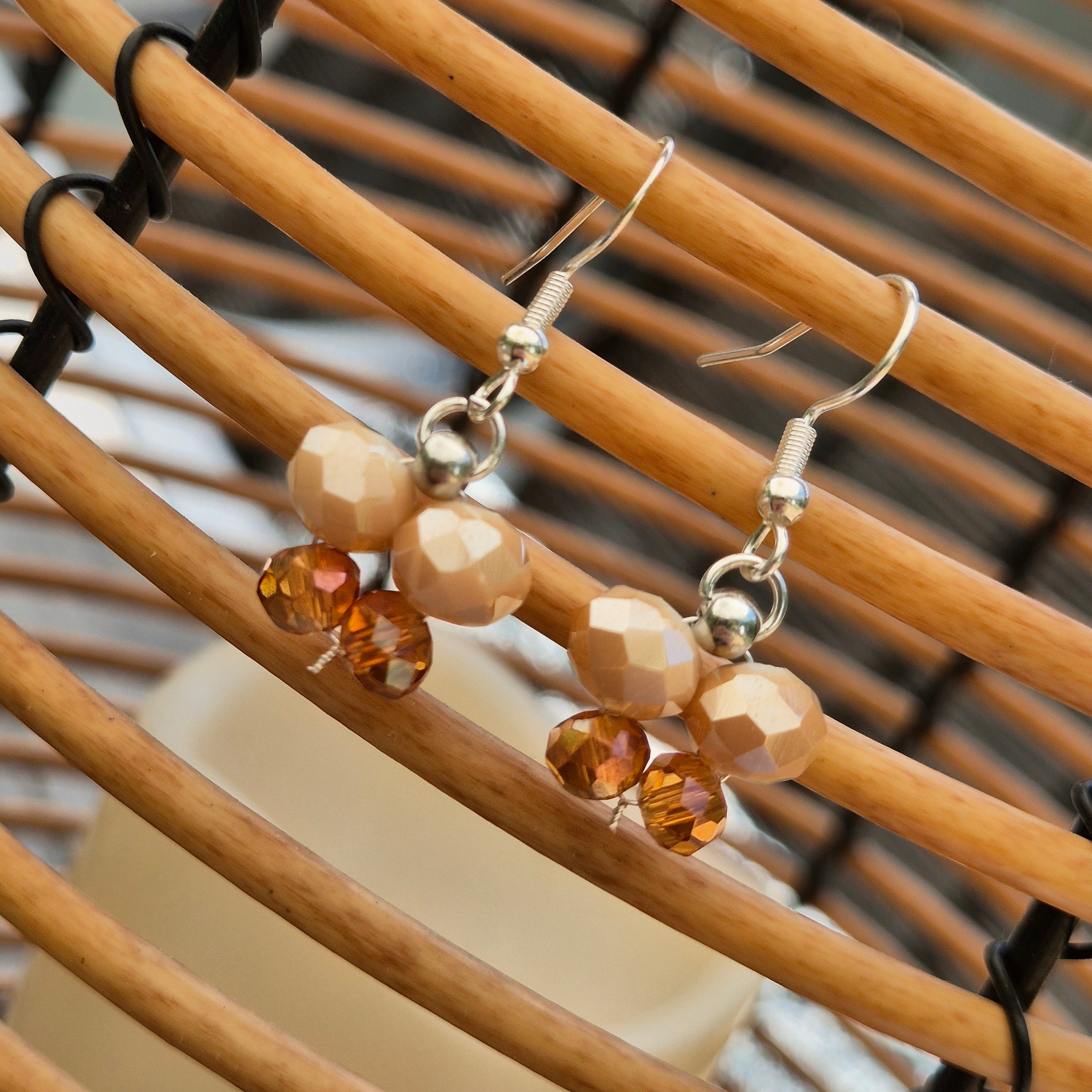 925 Sterling Silver Plated Butterfly Drop Earrings