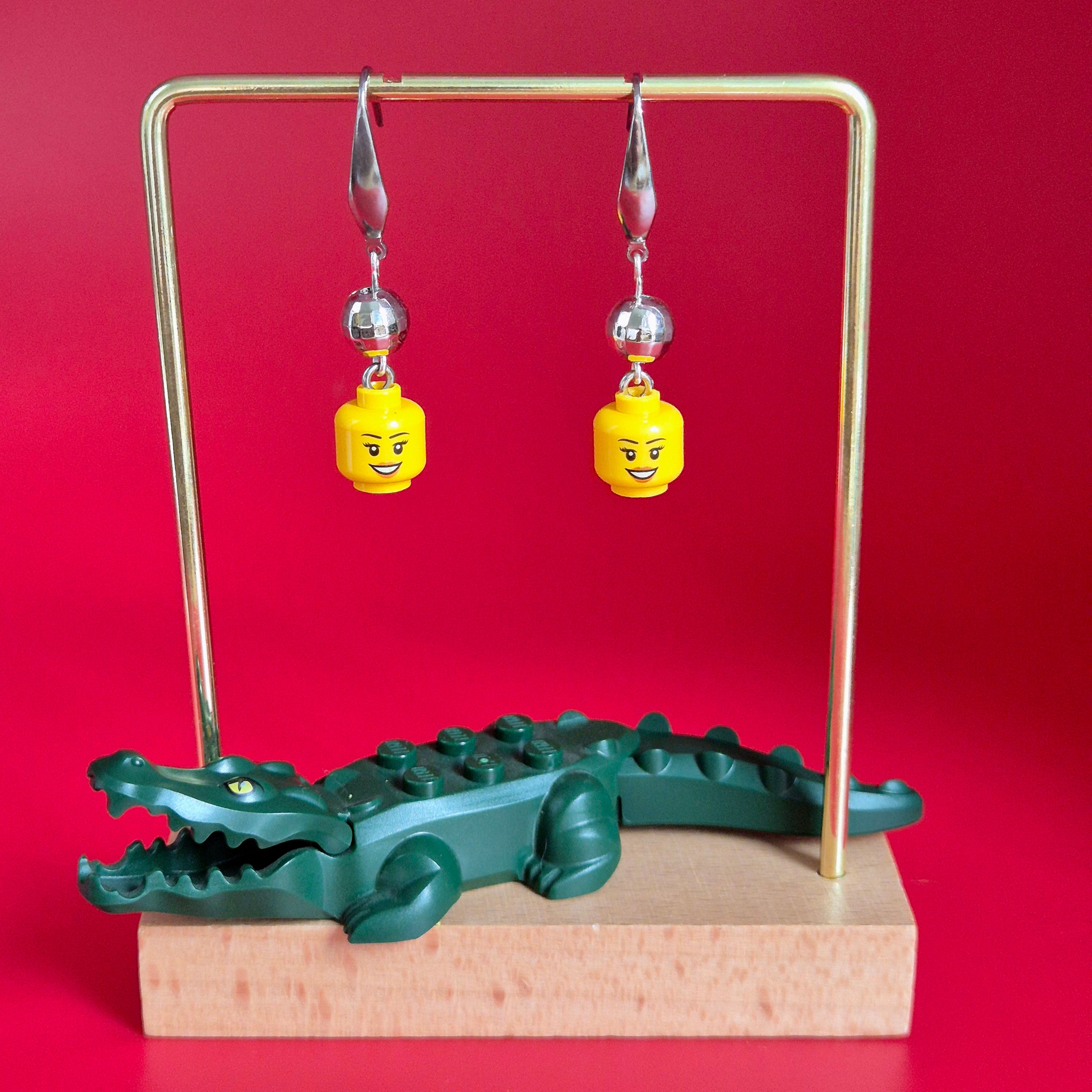 Disco Heads LEGO® Drop Earrings